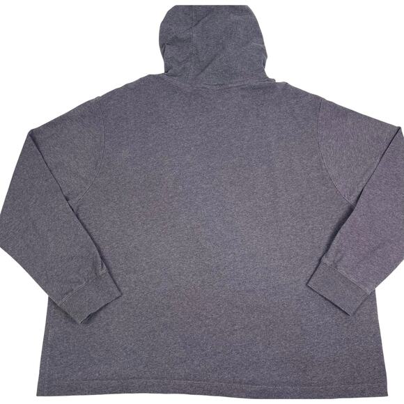 Nike Sweatshirt Adult XXL Gray Hoodie Jersey Sweater Pullover Swoosh Mens - Picture 4 of 6